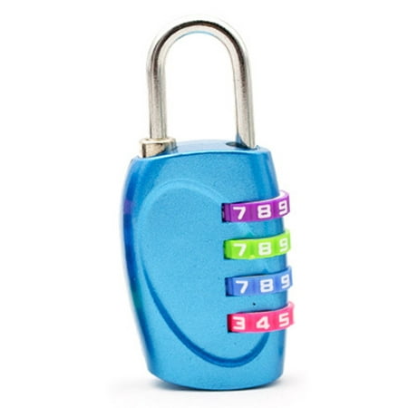 KABOER Resettable 4 Digit Combination Lock Travel Luggage Suitcase Code Padlock (Best 4 Digit Code)