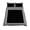 Black, variant on 3 Piece Twin Sheet Set Black Geometric Sheets Set for Twin Size Bed, Breathable Soft Microfiber Bed Sheets Cooling Country Farm Traditional Chinese Tile Fitted Sheet Deep Pocket, Pillowcases