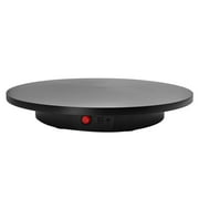 ChicHomey 16.5 Inch Motorized Rotating Display Stand,Remote Control Turntable,22-60 sec/rev for Product Display&Cube Spin Display,220lbs Load Capacity,Black