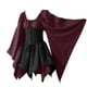 thumbnail image 1 of Disfraces de mujer Vestidos de corsé de manga larga retro gótico Vestido de manga larga con cuello redondo hasta la rodilla Fridja yut1487, 1 of 4