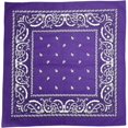thumbnail image 3 of ZEN 3 PCS 100% Cotton Bandana for Men & Women 22" x 22" Paisely Pattern Handkerchief Headband Scarf, 3 of 10
