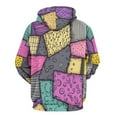 thumbnail image 3 of Colorful Patchwork Quilt Design Men's Women New Sweatshirt Hoodie Men's Plus Size Sweatshirt Hooded Sweatshirt 3d Printed Street Men's Cloth, 3 of 6