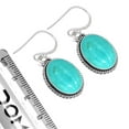 thumbnail image 3 of Natural Smithsonite Women Jewelry 925 Sterling Silver Earring, 3 of 5