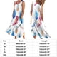 thumbnail image 2 of Vestido sin mangas para mujer Vestido casual estampado elegante Vestido de playa (Blanco L) Tmvgtek Para estrenar, 2 of 4