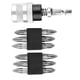 thumbnail image 2 of Soporte limitador de profundidad de tornillo - Soporte de punta ajustable Puntas de destornillador con 12 puntas de destornillador Cros PH2 para piso de yeso Tablero de madera Tablero de densidad de m, 2 of 8