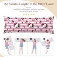 thumbnail image 5 of Hello Kitty Anime Body Pillow Cover Ultra Soft Microfiber Pillowcases with Hidden Zipper Closure 20x60inch, 5 of 5
