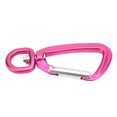 thumbnail image 4 of Snap Hook, Aluminum Alloy Snap Link Simple Ultra Light Anti Entanglement Compact  For Hammock For Keychains For Dog Leash Rose Red,Silver,Black, 4 of 8