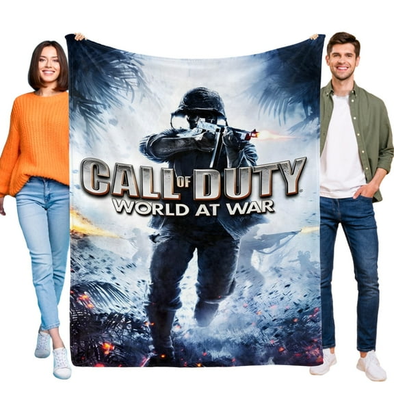 Call of Duty Flannel Blanket Fun and Cozy Throw Blanket Perfect for Bedroom Playroom or Travel Ideal Gift for Boys and Girls 30"x40"