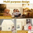 thumbnail image 4 of Grusce Polyester Kids Tent, Spacious Kids Playhouse, Comfortable Toddler Play Tent, Easy to Assemble Toddler Playhouse for Home Indoor, 4 of 11