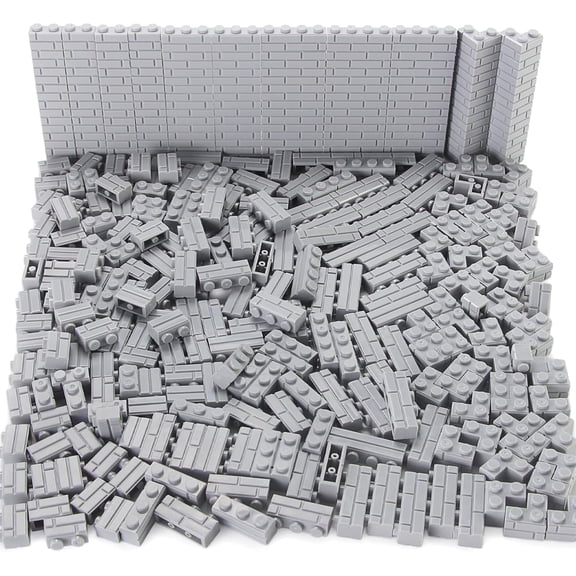 260 Pieces Masonry Profile Bricks Set Building Blocks for Wall Parts and Pieces Diverse Bulk Toy Kit
