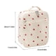 thumbnail image 5 of Bolso de tela de pana Qarigey con aislamiento para desplazamientos diarios bolsa de almuerzo fresa rosa, 5 of 6