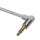 thumbnail image 4 of Cable de sonido de 3,5 a Cable Auxiliar - Plata, 50cm Gloria Cable auxiliar de audio, 4 of 9