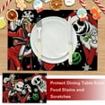 thumbnail image 5 of Christmas Jack Placemats Set of 4, Xmas Ball Snowflake Dining Place Mats Table Decor, Winter Funny Holiday Home Kitchen Decoration 12 x 18 Inch, 5 of 6