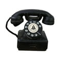 thumbnail image 3 of Rotary Dialing Telephone Statue Antique Corded Telephone for Cafe Desk Hotel, 3 of 8