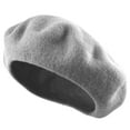 thumbnail image 2 of TZ Promise Women's Beret Hat French Style Artist Cap Solid Color TZ Promise Wool Casual Classic, 2 of 3