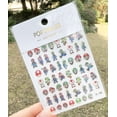 thumbnail image 1 of Pegatinas para uñas del juego Super Mario Bros para niños, figuras de acción, juguetes, Luigi, Peach, princesa, dibujos animados, anime, arte de uñas, regalos de cumpleaños para niñas, 1 of 5