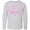 AC-Heather Grey, variant on Inktastic I Love My Daddy in Pink Chalk Heart Long Sleeve Youth T-Shirt