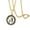 Gold Leo, variant on Women Men's 12 Constellation Horoscope Hollow Pendant Necklace Stainless Steel Birth Star Sign Personalized Pendant Chain Jewelry Gold Aries