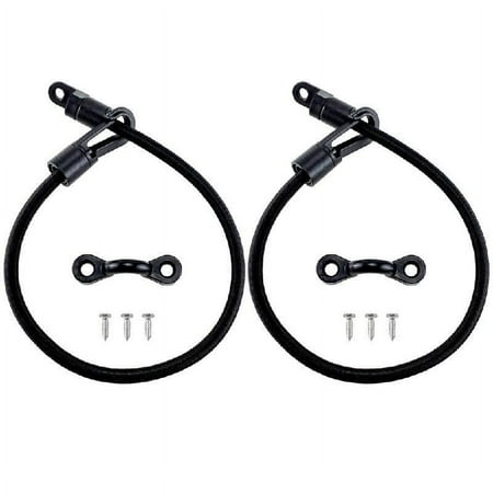 TONKBEEY 2Pcs Kayak Deck Mount Connector Rod Straps Holder w/Elastic Cord Durable Buckle