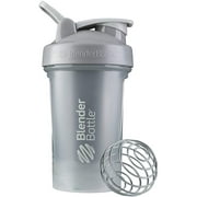 BlenderBottle Classic V2 Shaker Bottle Perfect for Protein Shakes and Pre Workout, 20-Ounce, Pebble Grey