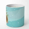 thumbnail image 5 of Carolines Treasures BB9357CDL 3.75 x 3.25 in. Unisex French Turkey Dindon Christmas 10 oz Decorative Soy Candle, Teal, 5 of 5