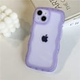 thumbnail image 6 of for iPhone 11 6.1 inch Cute Soft Silicone Case, Kawaii Curly Wave Frame Shape Shockproof Protective Phone case Cover for Women Girls, 6 of 8