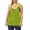 Green, variant on Women's Sleeveless Elegant Sheer Mesh Insert Casual Vest Blue XXL