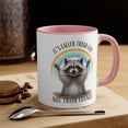 thumbnail image 4 of It's Called Trash Can Not Trash Cannot Funny Raccoon Accent Coffee Mug,11oz, 4 of 4