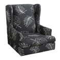 thumbnail image 1 of Stretch Wingback Slipcover Slipcovers for Wingback s Wing Cover Washable Polyester Non-Slip Furniture - C, 1 of 9