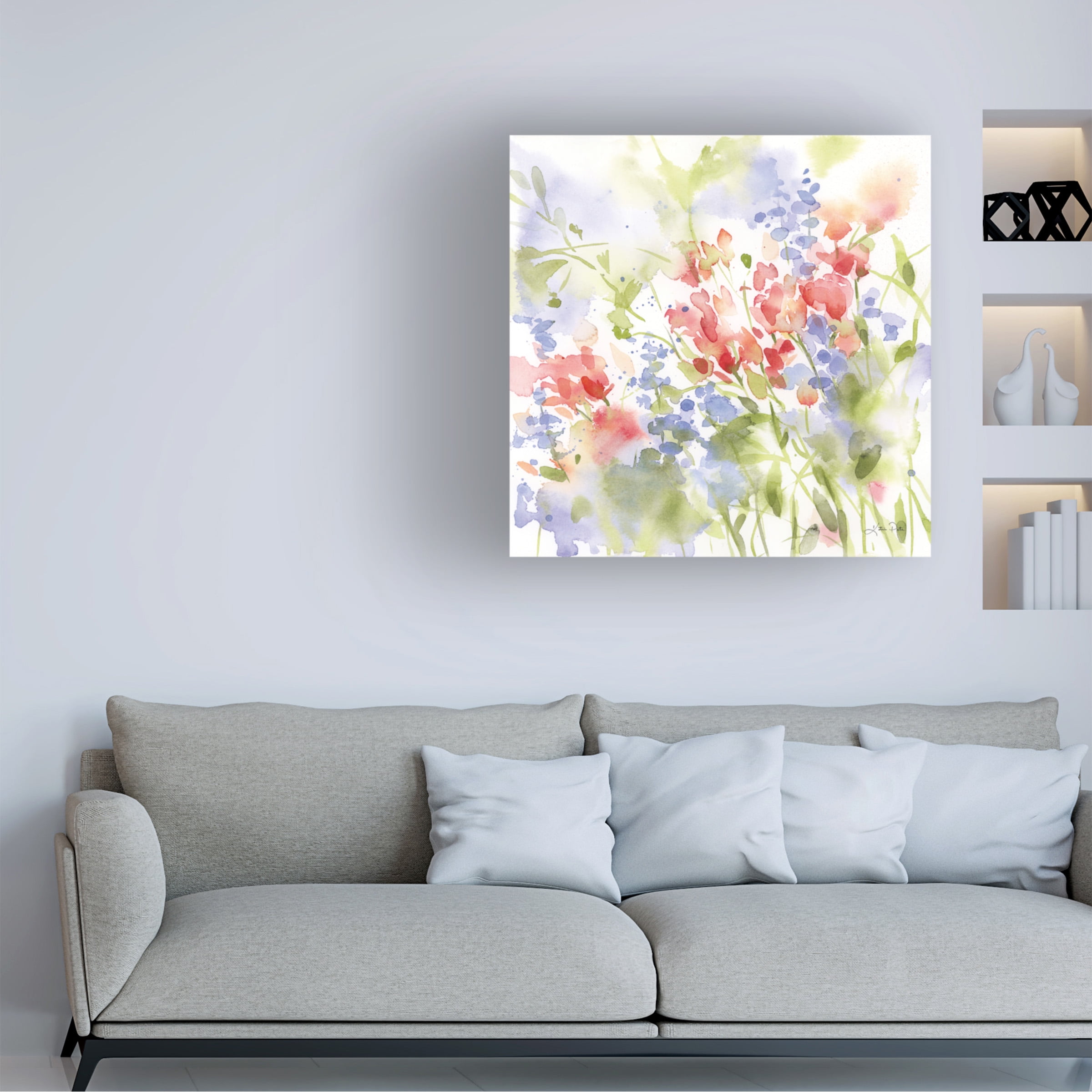 Katrina Pete 'Spring Meadow II' Canvas Art