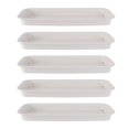 thumbnail image 1 of OUSITAID 5pcs Plastic Flower Pot Tray Preservative Degradable Water Saving Drought Light Transmission Rectangular Tray, 1 of 6