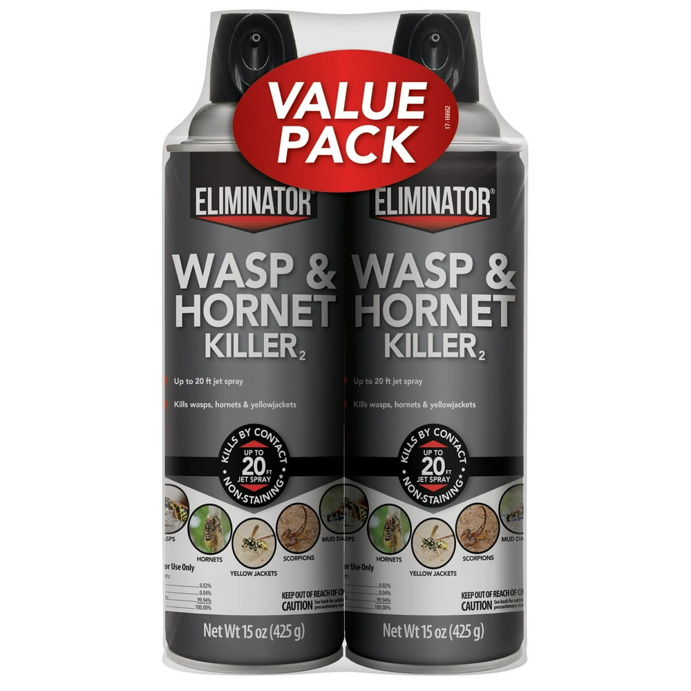 Eliminator Wasp & Hornet Killer Aerosol Spray, 2/15-Ounce ...