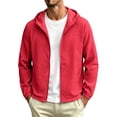 thumbnail image 6 of Danhjin Men's Sun Protection Jackets Hooded Long Sleeve Outerwear Fishing Hiking Lightweight Full Zipper Jackets, 6 of 8
