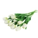 thumbnail image 5 of Cateissary 10X Artificial PU Real Touch simulación falso ramo flores boda interior decorativo jardín florero accesorios verde Verde 2Conjunto, 5 of 6