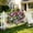 #336-Multicolor*C, variant on Cheapark Artificial Hedge Faux Privacy Fence for Outdoor Garden Yard Patio Realistic Greenery Screen Landscape Barrier Gift