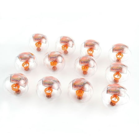 12 Pack Mini Basketball Electronic Handheld Shoot & Score Hoop Game � LED Lights