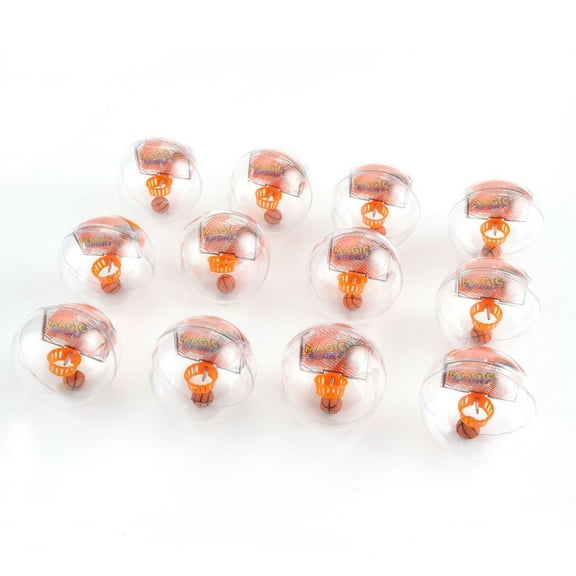 12 Pack Mini Basketball Electronic Handheld Shoot & Score Hoop Game � LED Lights