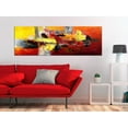 thumbnail image 2 of Tiptophomedecor Abstract Canvas Wall Art - Free Space Narrow - Stretched & Framed Ready To Hang Art, 2 of 3