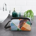 thumbnail image 6 of XMXT Large Capacity Makeup Pouch Bag, Colorful Irregular Geometric Patterns Make Up Storage Bag Cosmetic Travel Toiletry Bags for Women Men, One Size, 6 of 9