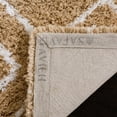 thumbnail image 4 of SAFAVIEH Toronto Isla Abstract Geometric Polyester Shag Area Rug, Silver/Ivory, 8' x 10', 4 of 5