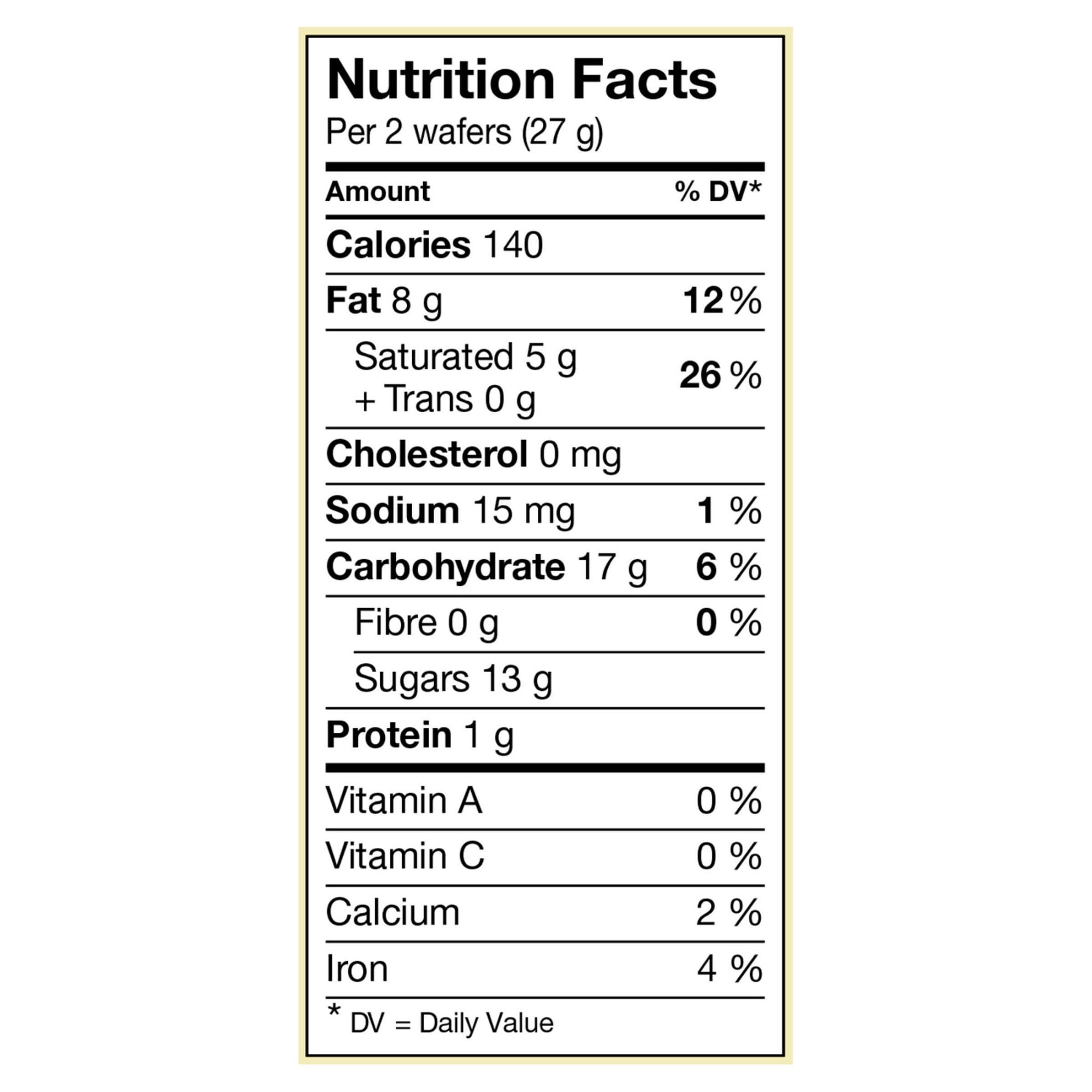 Biscuits-gaufrettes Célébration de Leclerc à la vanille