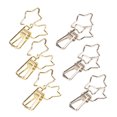 thumbnail image 3 of Binder Clips, 100 Pcs Star Shape Strong Clamping Force Small Binder Clips  For Office, 3 of 8