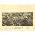 thumbnail image 3 of Norris 18x15 Black Modern Framed Museum Art Print Titled - Tilton New Hampshire - Norris 1884, 3 of 5