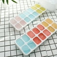 thumbnail image 4 of 4PCS/Set Silicone Ice Cube Tray Mold tools Ice plate Clear Cover Ice Cream Maker Molds Ice Plate Drinking Household Summer Tools, 4 of 8