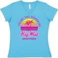 thumbnail image 3 of Inktastic Enjoy the Sunshine Key West Summer Paradise Women's V-Neck T-Shirt, 3 of 5