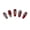 Five Sets, variant on Womens Flame Red Liquid Metal Ring Unique Alloy Fashion Jewelry Modern Abstract Statement Accessory For Modern