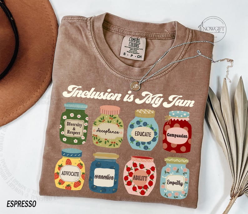Inclusion Shirt, Neurodiversity Shirt, Inclusion Is My Jam Shirt, Special Education Teacher, Autism Awareness Gift, Autism Teacher Shirt
