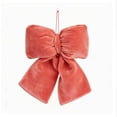 thumbnail image 2 of Doghiosgha Large Soft Velvet Christmas Decorative Bow, 11.4x13 Inch, Hot Pink, 2 of 6