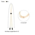 thumbnail image 2 of 6 Pcs 31.5"x0.28" Adjustable Hat Strap Clips Chin Cord with Cord Lock for Boating, 3 Colors, 2 of 6