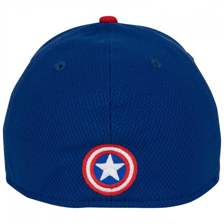 Captain America Red Blue 39Thirty Baseball Cap-Large/XLarge